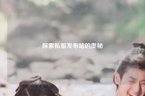 探索私服发布站的奥秘